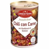 400 g DREISTERN Chili con Carne für nur 1,89€ (statt 2,20€) – Prime Spar-Abo