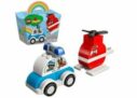 LEGO 10957 DUPLO Mein Erster Feuerwehrhubschrauber und Polizeiauto für 5,18€