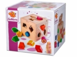 Eichhorn 100002092 Steckwürfel aus Holz mit 12 Steckbausteinen für 9,99€