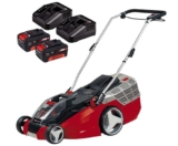 Einhell GE-CM 43 Akku-Rasenmäher Li M Kit Power X-Change (Li-Ion, 36 V inkl. 2 x 4,0 Ah-Akku und 2 x Ladegerät) für nur 271,99 Euro