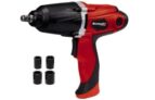 Einhell Elektro-Schlagschrauber CC-IW 450 (450 W, 300 Nm) inkl. Stecknüsse 17, 19, 21 und 22 mm für 39,99€