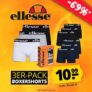 3er-Pack ellesse Owen Herren Boxershorts (4 Farben, S-XL) für nur 15,94€ (statt 22€)