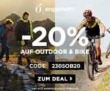 Engelhorn: 15% Rabatt auf über 1.600 Outdoor- & Bike-Artikel