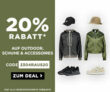 20% Rabatt auf über 3.700 Outdoor-Produkte, Schuhe & Accessoires bei Engelhorn