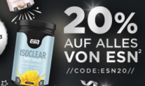 Hammer Deal bei Fitmart: 20% Rabatt auf alle ESN Produkte