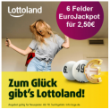 Heute 10 Mio. EuroJackpot! Bei Lottoland als Neukunde 6 Felder nur 2,50 Euro spielen