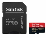 SanDisk SDSQXCD-256G-GN6MA 256 GB Extreme PRO microSDXC-Karte + SD-Adapter für 28,49€