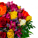 Blumenstrauß Farbtraum + gratis Vase für nur 25,98€ inkl. Versand
