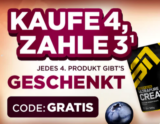 Fitmart: 4 Artikel kaufen und nur 3 bezahlen – z.B. Whey, Aminosäuren, Vitamine uvm.