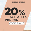 20% Rabatt auf alle Produkte von ESN im Fitmart Onlineshop