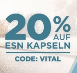 20% Rabatt auf alle ESN Kapselprodukte bei Fitmart