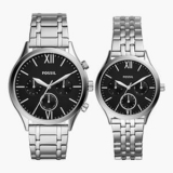 Fossil BQ2469SET Edelstahl Uhren-Set (44mm + 34mm) ab nur 70,89€ (statt 139€)