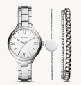 Fossil Set Damenuhr Suitor Metalllegierung + Armbänder für 48,30€ (statt 139€)