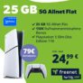 freenet Telefonica 5G Allnet Flat mit 25 GB für 24,99€ mtl. + Playstation 5 für 75€ + 150€ Bonus