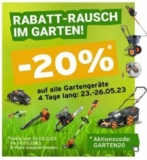 20% Rabatt auf alle Gartengeräte im Fuxtec Onlineshop