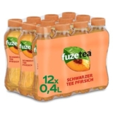 12 x 400ml Fuze Tea Schwarztee mit fruchtigem Pfirsich-Geschmack für nur 8,99€ zzgl. 3€ Pfand – Prime Spar-Abo