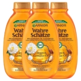 Knaller! 3x 250 ml Garnier Wahre Schätze Pflegendes Öl-Shampoo ab 3,66€ – Prime Spar-Abo