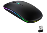 GeekerChip Wireless Funk/Bluetooth Maus mit LED Beleuchtung für 11,99 Euro