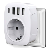 Gogotool Steckdosenadapter mit 3x USB und 1x USB-C für nur 10,49€ inkl. Prime-Versand