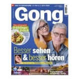 Jahresabo (52 Ausgaben) GONG für nur einmalig 24,95 Euro statt 130,- Euro