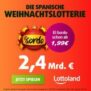 1/100 Tippschein für die Spanische Weihnachtslotterie El Gordo + 10 Rubbellose „Knack das Sparschwein nur 1,99 Euro für Lottoland Neukunden