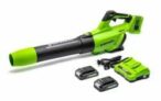 Wieder da: Greenworks Tools Axial 48V Akku Laubbläser mit 2x 2Ah Akkus für 153,99€