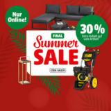 30% Extra-Rabatt auf über 300 ausgewählte Artikel im Hagebau Sale