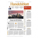 3 Monate (13 Ausgaben) Handelsblatt für 221,- Euro – als Prämie: 195,- Euro BestChoice-Einkaufsgutschein
