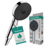 Hansgrohe Pulsify Select S Duschkopf 9 l/min (EcoSmart) Handbrause mit 3 Strahlarten Chrom für 23,99€