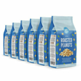 6x 250g Happy Belly Erdnüsse (geröstet & gesalzen) ab nur 6,59€ im Prime Spar-Abo