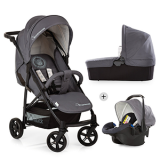 hauck Buggy Rapid 4X Plus Trioset (Autositz, Babywanne & Sportwagen) für nur 279,99€