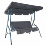 HC Home & Living Hollywoodschaukel mit verstellbaren Dach & Armlehne für 61,64€ (statt 80€)