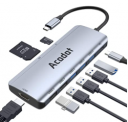 Acodot 9-in1 USB-C Hub mit HDMI, Kartenleser und 5x USB für 17,49€