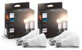 Philips Hue White E27 Lampe 4 Pack 1055lm für nur 28€ bei Prime-Versand