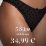 Hunkemöller: 3 Slips für 34,99€ – über 270 verschiedene Slips