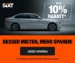 Doppelt sparen bei SIXT – Bis zu 10% Rabatt auf Mietwagen weltweit + 10% Rabatt bei SIXT ride
