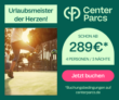 Center Parcs DE: Grenzenlose Urlaubsmeisterschaft z.B. für 4 Personen / 3 Nächte schon ab 289€