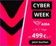 AIDA Cyber Week: Super-Deals bis 09. Dezember schon ab 499€ p.P.