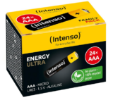 Intenso Energy Ultra AAA Micro LR03 Alkaline Batterien 24er Box für nur 4,79€ bei Prime-Versand
