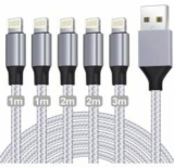 GEJIN iPhone Ladekabel Apple MFi Zertifiziert im 5er-Pack für nur 5,90€ (statt 9,88€)