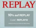 Nur bis übermorgen: 10% Rabatt auf alles von Replay bei Jeans Direct!