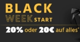 Nur noch heute! 20% Rabatt oder 20€ Rabatt auf das gesamte Sortiment bei Jeans Direct