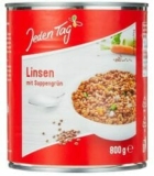 Linsen mit Suppengrün 800g im Spar-Abo für nur 0,89€