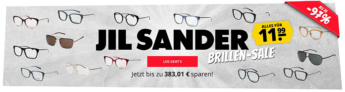 Top! Großer Jil Sander Brillen Sale – jede Brille nur 11,99€!