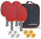 JOOLA Tischtennis-Set (4 Schläger, 8 Bälle, Schutztasche) für nur 16,89€ inkl. Prime-Versand