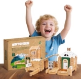Jovi-mindly Bauklötze Set Holzspielzeug (102 Teile) für 19,99€