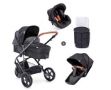 Hauck Dreirad Kombi Kinderwagen Pacific 3 Shop N Drive inkl. Babywanne und Autositz für 147,99€