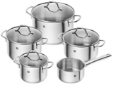 5-teiliges ZWILLING Flow Edelstahl Kochtopf-Set (4 Deckel, Induktionsgeeignet) für 109,99€ (statt 126€)
