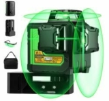 Kreuzlinienlaser Grün 3X 360 Selbstnivellierenden Linienlaser für nur 69,99€ (statt 129,99€)