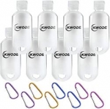 8er Set 50ml Reiseflaschen mit Karabinerhaken für nur 4,99€